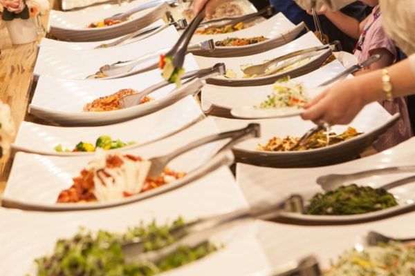 Buffet-Style Wedding